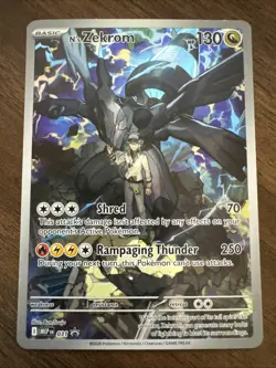 Pokemon N's Zekrom 031 Me: Mega Evolution Ascended Heroes ETB PROMO Holo - Image 1