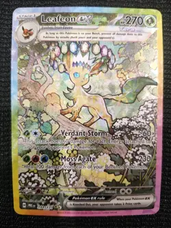 Leafeon EX | 144/131 | NEAR MINT | FULL ART | Prismatic Evolutions | Pokemon - Image 1