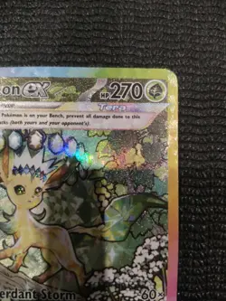 Leafeon EX | 144/131 | NEAR MINT | FULL ART | Prismatic Evolutions | Pokemon - Image 3