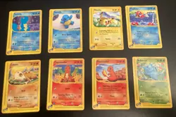 Lot of *8* High-Grade POKEMON EXPEDITION! #94,97,98,103,118,124,131,132 *NM/NM-* - Image 1