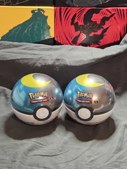 2 Moon Ball Tins B25/D25 - Pokemon TCG 2025 Pokeball Tin -SEALED-FAST SHIPPING!! - Image 1