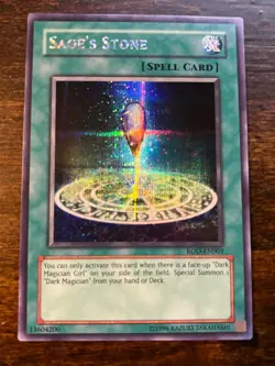 Yugioh Sage's Stone ROD-EN003 Secret Rare Promo NM/LP - Image 1
