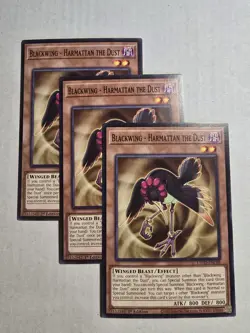 3x Blackwing - Harmattan the Dust 1st Edition Common L5DD-ENC08 Yu-Gi-Oh! - Image 1