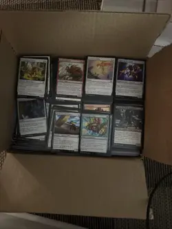 Mtg Bulk 3700+ Cards 15 Pounds. Common And Uncommons. Never Played.see Descrip - Image 1
