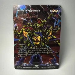 Waves of Aggression (Borderless) Teenage Mutant Ninja Turtles Source Material... - Image 1