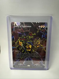 Waves of Aggression (Borderless) Teenage Mutant Ninja Turtles Source Material... - Image 4