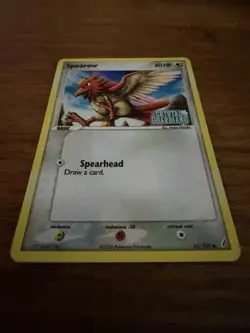 Spearow 61/100 Crystal Guardians Stamped Holo Common Pokemon TCG - Image 3