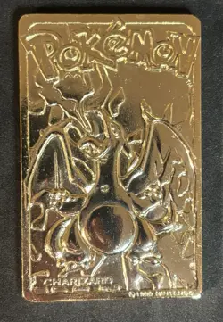 Pokemon Charizard Burger King 23K Gold-Plated Limited Edition Trading Card NM - Image 1