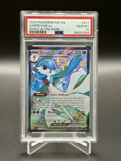 PSA 10 Pokemon TCG Gardevoir ex 217/091 Shiny Ultra Rare Paldean Fates - Image 1