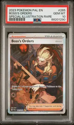 Boss's Orders 265/193 Special Illustration Rare Pokemon PSA 10 - Image 1
