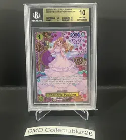 2024 ONE PIECE TWO LEGENDS SP #OP03-112 CHARLOTTE PUDDING BGS 10 - Image 1
