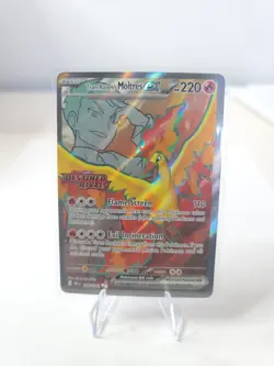 Team Rocket's Moltres ex - (Destined Rivals Stamp) 208/182 Miscellaneous Cards & - Image 1