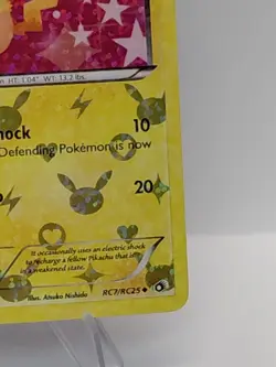 Pokemon Pikachu RC7/RC25 Legendary Treasures Holo Card - Image 3