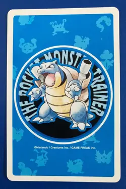 Raichu Playing Poker Card No.026 Blastoise Nintendo Japanese Very Rare - Image 4