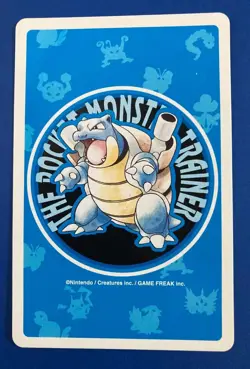 Raichu Playing Poker Card No.026 Blastoise Nintendo Japanese Very Rare - Image 5