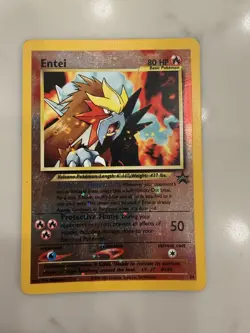 Pokemon TCG Entei Black Star Promos Holo Card 34 Wizards Black Star Promos - Image 1