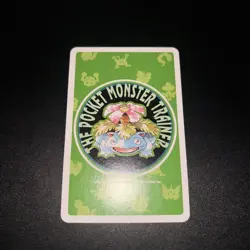 Raichu 3 Of Diamonds Japanese Pokemon Venusaur Green Poker Cards No. 026 - Image 2