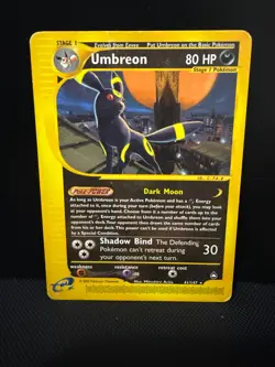 Umbreon 41/147 2003 POKEMON CARD AQUAPOLIS - Image 1