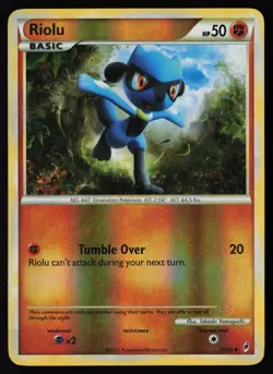 Riolu [Reverse Holo] #50 Call of Legends Pokemon Card - Image 1