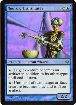 Magic the Gathering NEUROK TRANSMUTER #27/165 Darksteel Blue 2004 Uncommon X4 - Image 1