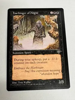 Harbinger of Night | MTG | Magic the Gathering | Mirage | Light Play - Image 1