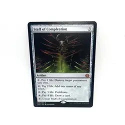 Staff of Compleation Phyrexia: All Will Be One MTG Magic The Gathering - Image 1