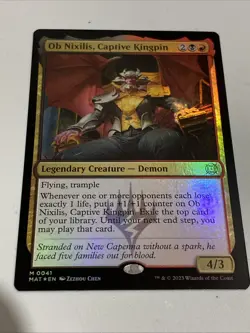 Ob Nixilis, Captive Kingpin March of the Machine: The Aftermath Foil - Image 1