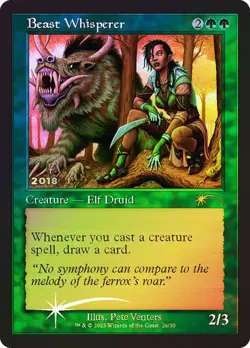 Beast Whisperer (30th Anniversary) Foil English Mtg Magic (Mint-Nm) - Image 1