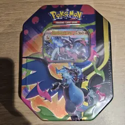Pokemon TCG Mega Charizard X ex Tin – NEW & SEALED - Unopened - Fast Shipping - Image 1