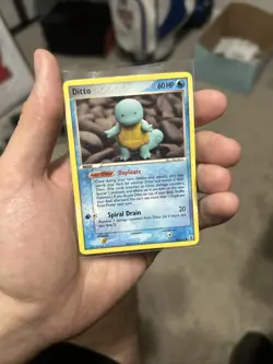 Ditto Duplicate (Squirtle) Pokemon Card EX Delta Species 64/113 - Image 1