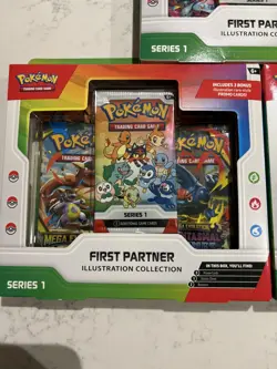 Pokemon TCG First Partner Illustration Collection Series 1 x3 Boxes New & Sealed - Image 4
