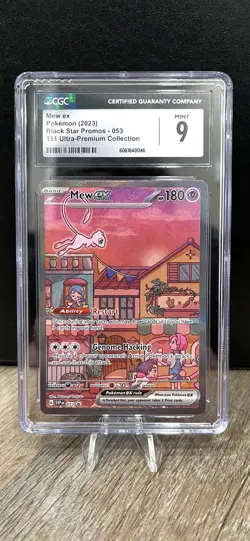 {CGC Mint 9} Mew ex (Black Star Promo) 053 Pokemon Scarlet & Violet 151 - Image 1