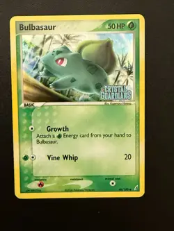 Pokemon Bulbasaur Reverse Holo Crystal Guardians 46/100 50 HP Common Basic 46/10 - Image 2