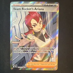 The Pokemon Company Team Rocket's Ariana 224/182 Destined Rivals Ultra Rare Holo - Image 1