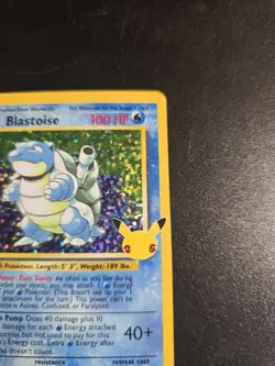 Blastoise 2/102 Pokemon Card - Celebrations: Classic Collection - NM - Image 5
