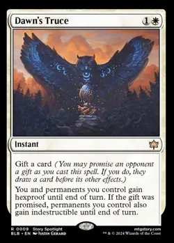 MTG Dawn's Truce Bloomburrow Rare Instant NM - Image 2