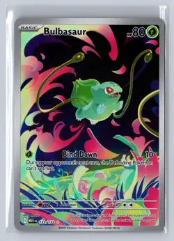 Bulbasaur 133/132 Illustration Rare Mega Evolution Pokemon Near Mint - Image 1