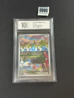 Chinese Swablu 136/129 csv5 Scarlet & Violet Art Rare Holo Pokemon TCG 2Grade 10 - Image 1
