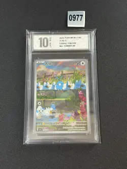 Chinese Swablu 136/129 csv5 Scarlet & Violet Art Rare Holo Pokemon TCG 2Grade 10 - Image 1