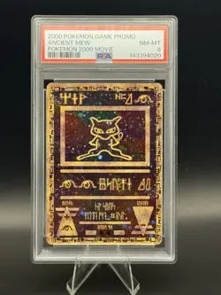 2000 POKEMON GAME MOVIE POKEMON 2000 MOVIE ANCIENT MEW PSA 8 - Image 1
