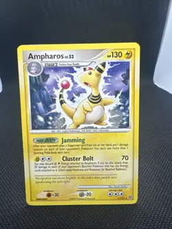 Ampharos - (DP Secret Wonders) 001/132 Deck Exclusives Pokemon TCG NM - Image 1