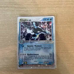 EX Dragon Pokemon Card Holo Kingdra ex 92/97 Rare E-Card, E-Reader Series LP - Image 1