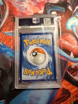 Pokemon TCG Meowth Card 203/182 Team Rockets, PSA 9, Destined Rivals Set - Image 2