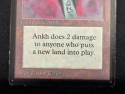 Ankh of Mishra - Beta - LP - Magic the Gathering - MTG - Artifact - Image 2