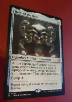 MTG Magic The Gathering Bloomburrow Commander Helm Of The Host 276 Rare NM - Image 1