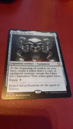 MTG Magic The Gathering Bloomburrow Commander Helm Of The Host 276 Rare NM - Image 2