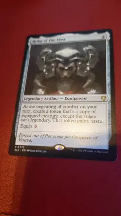 MTG Magic The Gathering Bloomburrow Commander Helm Of The Host 276 Rare NM - Image 3