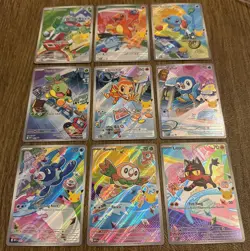 Pokemon Ascended Heroes First Partner Promo Illustration All 9 Bulbasaur,Squirtl - Image 1