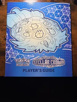 Pokemon TCG - Stellar Crown - ETB Player's Guide Booklet - Scarlet and Violet - Image 1