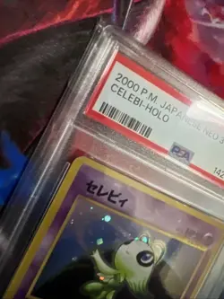 2000 Pokemon Japanese Neo 3 Celebi Holo 251 PSA 5 EX - Image 5